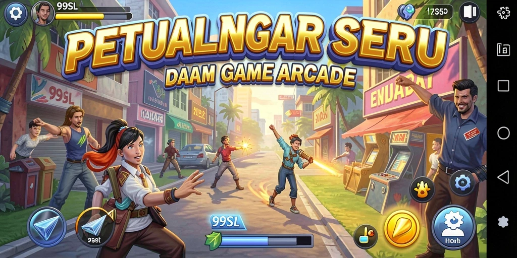 Screenshot gameplay 99SL menunjukkan aksi seru dalam permainan Arcade.