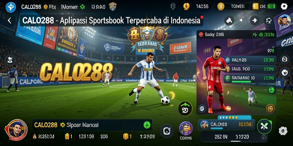 Screenshot gameplay CALO288 menunjukkan taruhan olahraga yang menarik.