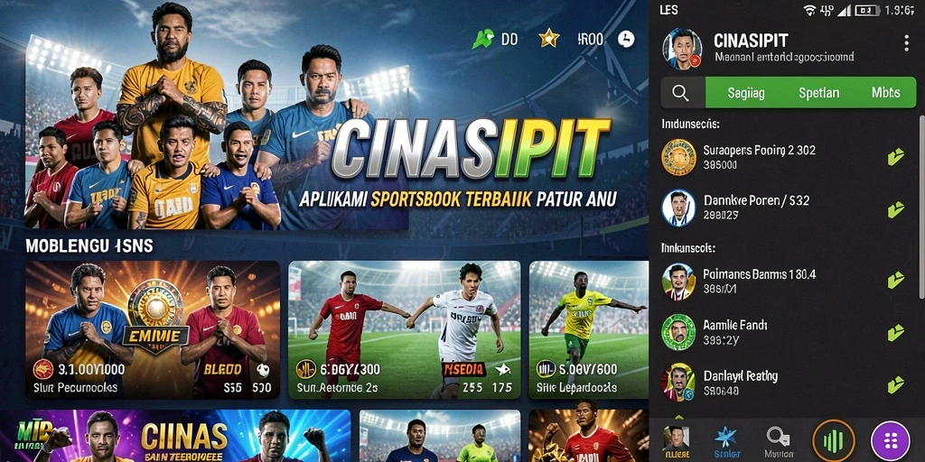 Screenshot utama CINASIPIT menampilkan pengalaman taruhan yang mendebarkan.