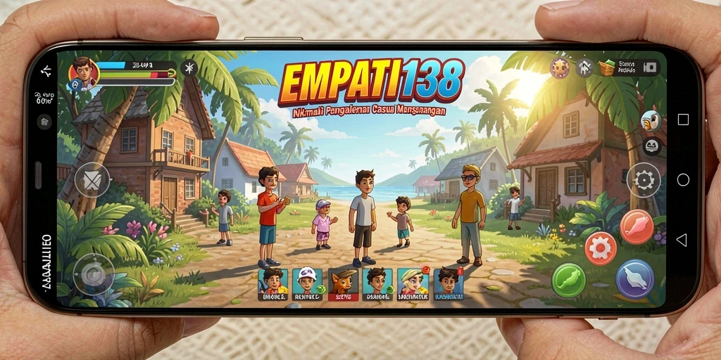 Tampilan gameplay EMPATI138 yang seru dan berwarna-warni.