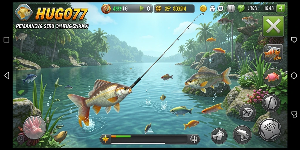 Tangkapan ikan besar dalam HUGO77 yang seru dan mendebarkan.