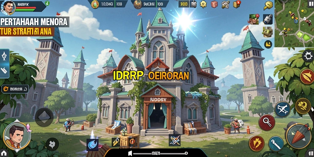 Tampilan menarik dari gameplay Tower Defense yang menantang.