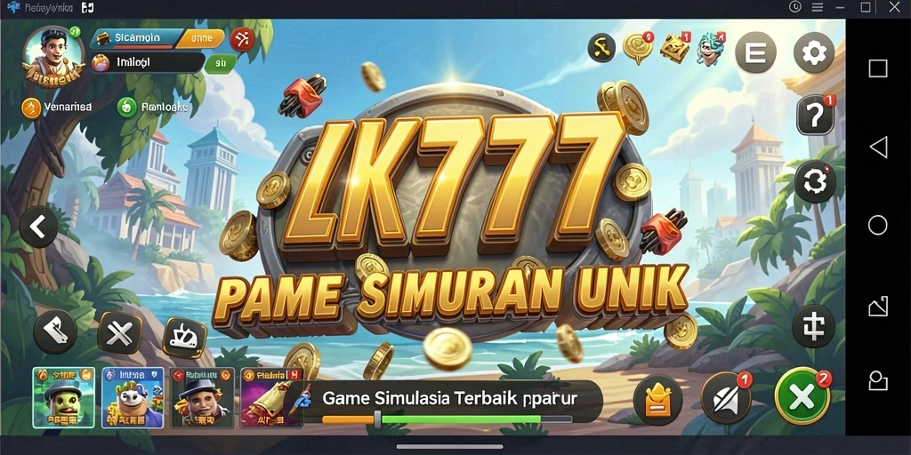 Screenshot gameplay LK777 yang menampilkan interaksi dan strategi.
