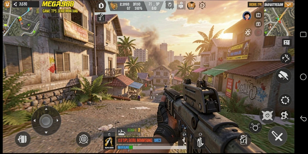 Gameplay seru MEGA388 dalam aksi TPS.