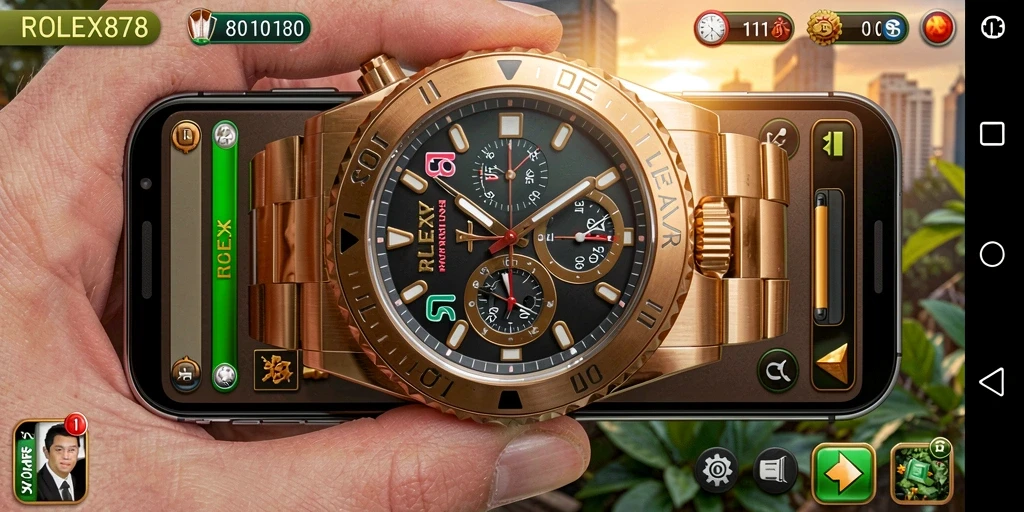 Tampilan gameplay <strong>ROLEX878</strong> yang menarik dan adiktif.