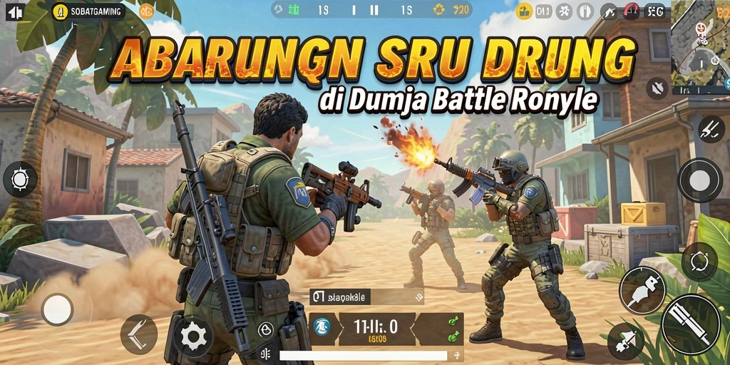 Tampilan seru gameplay dari pertarungan di SOBATGAMING.