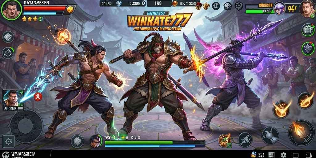 Tangkap momen pertarungan epik dalam gameplay WINRATE777 yang mendebarkan.